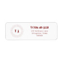 Search for circle monogram return address labels Simple