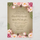 Search for peony wedding invitations Vintage