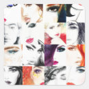 Search for womans face stickers Beautiful