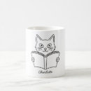 Search for cat reading book mugs Reader