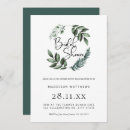 Search for greenery brunch baby shower invitations Leaves