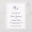 Search for royal purple save the dates Classy