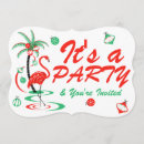 Search for flamingo christmas invitations Retro