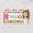 Search for sweet treats business cards Baker