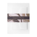 Search for gold foil invitation belly bands Sophisticated
