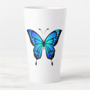 Search for blue butterfly wings mugs Illustration
