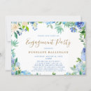 Search for hydrangea engagement party invitations Dusty blue
