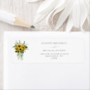 Search for yellow and grey return address labels Bride