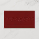 Search for burgundy business cards Simple