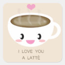Search for love you a latte stickers Coffee