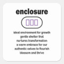 Search for enclosure stickers Simple