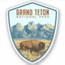 Search for wyoming travel stickers Grand teton national park