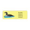 Search for loon return address labels Bird