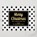 Search for black and white polka dots postcards Simple