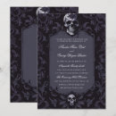 Search for purple gothic wedding invitations Moody