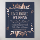 Search for unplugged wedding signs Botanical