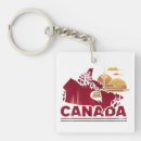 Search for map of canada key rings Red