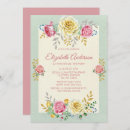 Search for shabby bridal shower invitations Victorian