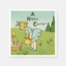 Search for happy easter napkins Illustration