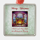 Search for fireplace christmas tree decorations Stained glass