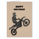 Search for dirt bike birthday cards For him