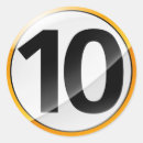 Search for number 10 stickers Numbers