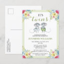 Search for floral twins baby shower invitations Cute