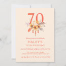 Search for autumn 70th birthday invitations Elegant