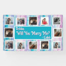 Search for propose banners Will you marry me