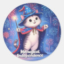 Search for blue cat stickers Red white blue