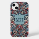 Search for white damask iphone cases Red