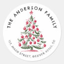 Search for whimsical tree return address labels Modern