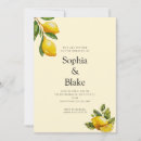 Search for lemon yellow wedding invitations Trendy