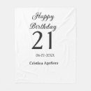 Search for 21st birthday blankets 10 20 30 40