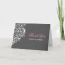 Search for grey damask thank you cards Pattern