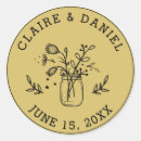 Search for floral save the date stickers Elegant