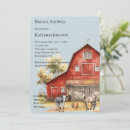 Search for farm bridal shower invitations Barn