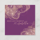 Search for rose gold business cards Script typography