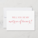 Search for proposal party invitations Matron of honour