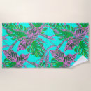 Search for palm leaf beach towels Tropical