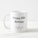 Search for 50 year old birthday mugs 50th