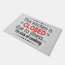 Search for kitchen doormats Funny