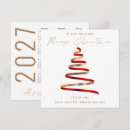Search for red and gold christmas cards Minimalist