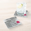 Search for black and white stripes coasters Minimal