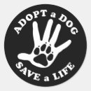 Search for adopt a dog stickers Save a life