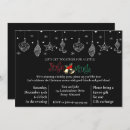 Search for black christmas invitations New year party