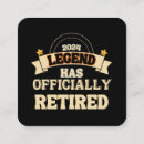 Search for funny retirement business cards Pensioner