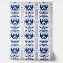 Search for blue plaid pattern art Blue and white
