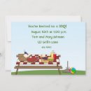 Search for picnic table invitations Bbq