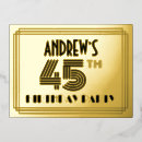 Search for 45th birthday invitations Forty fifth birthday